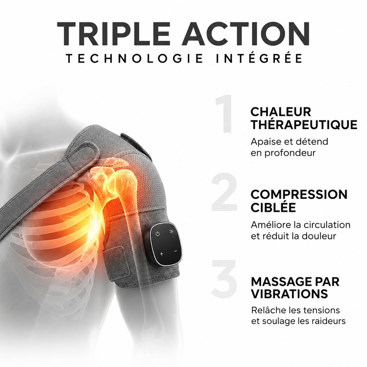 Épaulière Triple Action ErgoDream™